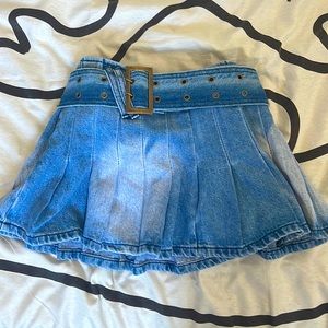 Jean skirt from Shien never warn size petite xxs